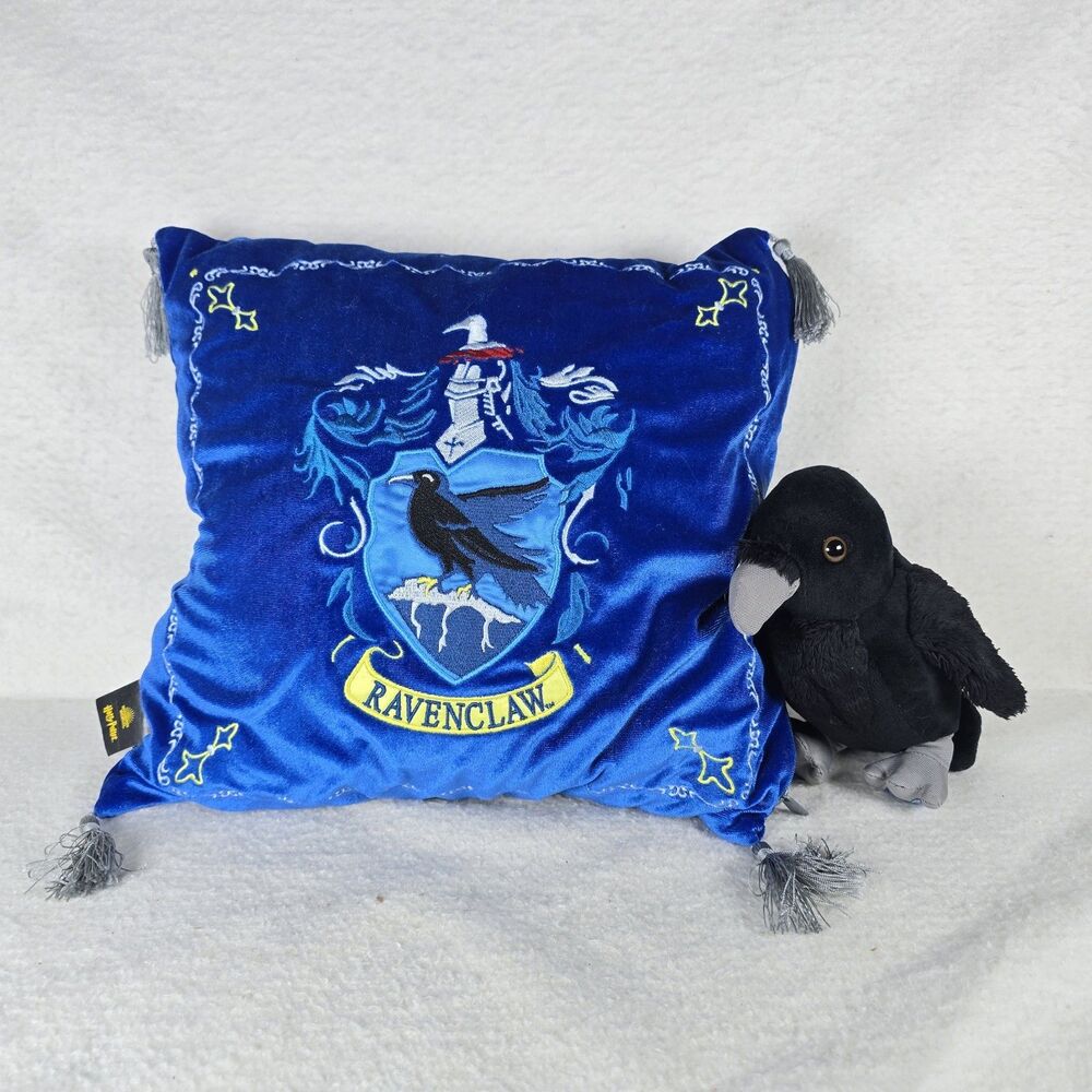 Harry Potter Noble Collection Ravenclaw Pillow 13" with Plush Eagle